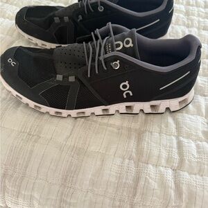 On Running Black and White Sneakers